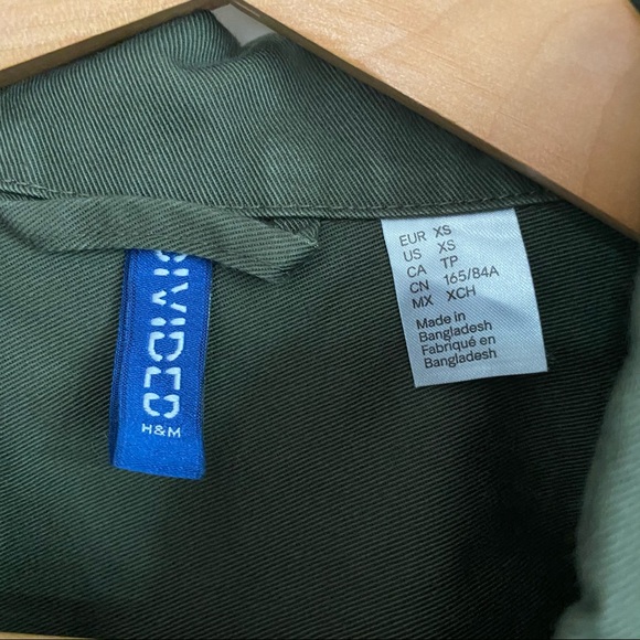 Army Green Shacket - Picture 3 of 4
